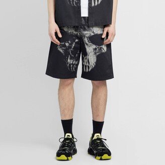 44 Label Group Man Black Shorts