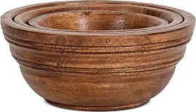 Bilbao Wood 3 Piece Nesting Bowls