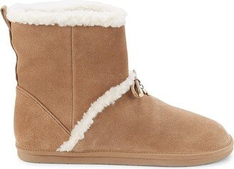 Marie Faux Shearling Suede Boots