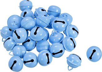 Unique Bargains Jingle Bells, 22mm 48pcs Craft Bells for DIY Holiday Decoration Blue