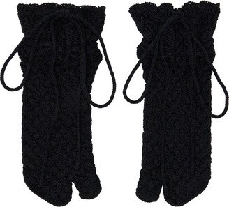 Black Tabi Socks-AB