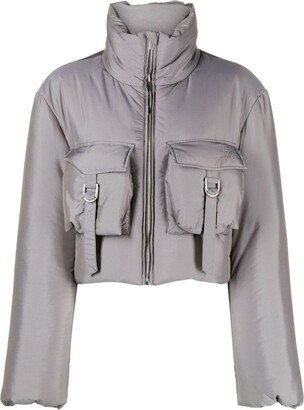 Cropped Padded Jacket-AE