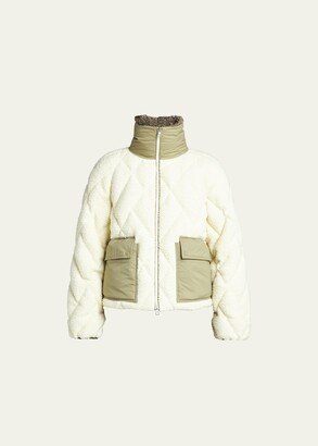 Jonquille Quilted Sherpa Jacket