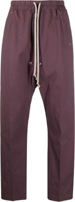 Straight-Leg Drawstring-Waistband Trousers