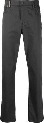 Mid-Rise Straight-Leg Trousers-CG