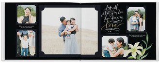 Photo Books: Elegant Blessings Photo Book, 11X14, Professional Flush Mount Albums, Flush Mount Pages