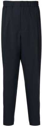 Pleat-Detail Tapered Trousers-AI