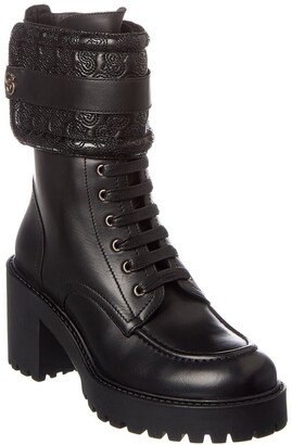 Shiraz Leather Combat Boot