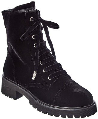 Veronica Velvet Combat Boot