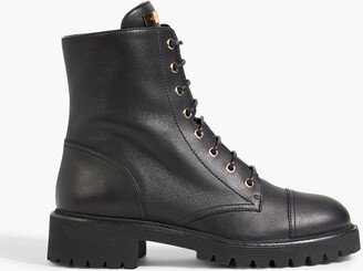 Thora leather combat boots