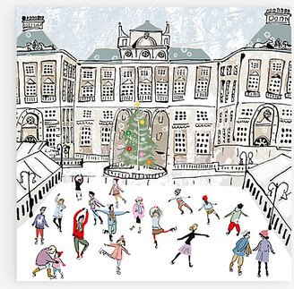 Selfridges Edit Classic Skating At Somerset House Christmas Cards Pack of Five