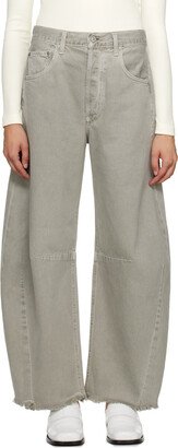 Gray Horseshoe Jeans