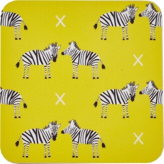 Rosa & Clara Designs Zebras Coasters Set Of Four