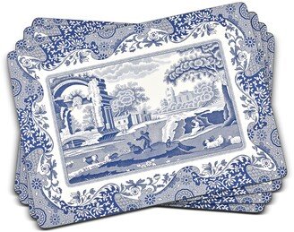 Blue Italian Placemats, Set of 4