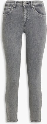 Cate cropped mid-rise skinny jeans-AA