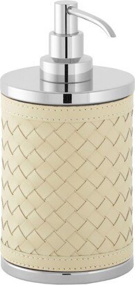 Riviere Leather Woven Soap Dispenser-AA