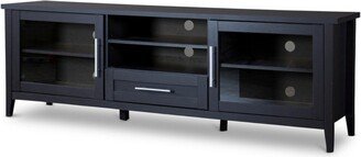 Espresso Finished 1 Drawer TV Stand for TVs up to 70 Dark Brown