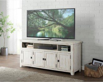 Nantucket 65 Solid Wood TV Stand Antique White - Martin Svensson Home