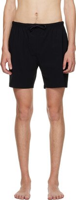 Black High Gauge Swim Shorts