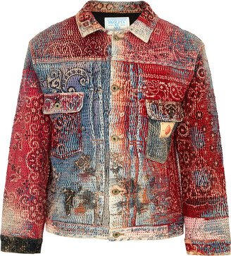 Proleta RE Art Boro Patchwork Distressed Denim Jacket-AA