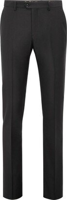 Slim-Cut Pressed-Crease Trousers