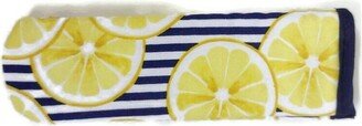 Blue Lemon Cast Iron Skillet Potholder Handle Cover