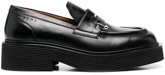 Iconic square-toe chunky loafers