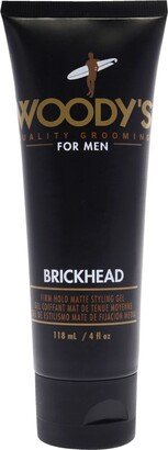 Brickhead Firm Hold Matte Styling Gel by Woodys for Men - 4 oz Gel