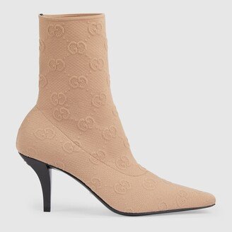 Women's GG knit ankle boots