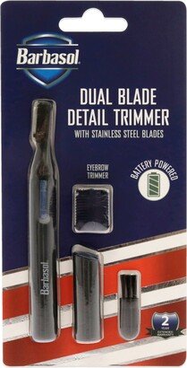 Dual Blade Detail Trimmer by Barbasol for Men - 1 Pc Trimmer Precision Trimmer, Fine Detail Trimmer, Angled Head