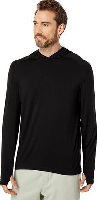 Long Sleeve Hooded Tee (Midnight) Men's Pajama