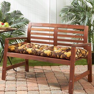 Dana Point 18-inch x 51-inch Outdoor Floral Bench Cushion by Havenside Home - 18w x 51l