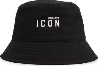 Logo Printed Bucket Hat-AA