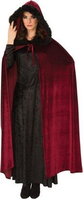 Rubie's Burgundy Baroness Adult Cape, Standard