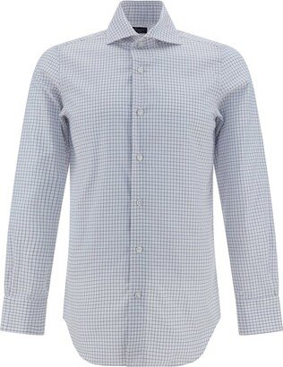 Finamore 1925 Milano Zante Checkered Printed Shirt