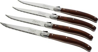 French Home Laguiole Set Of Four Steak Knives