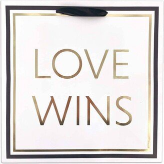 Medium Square 'Love Wins' Gift Bag - Spritz™