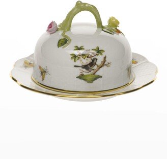 Rothschild Bird Covered Butter Dish