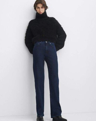 Harlow Full Length Straight- Deandre Mid-Rise Vintage Stretch Jean