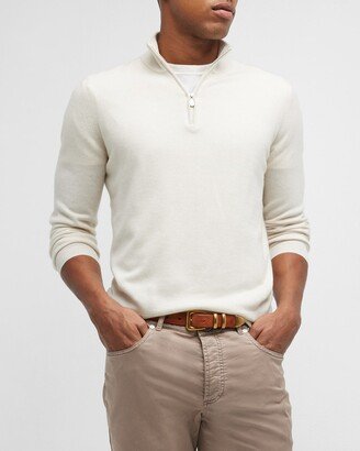 Men's Cashmere Half-Zip Sweater