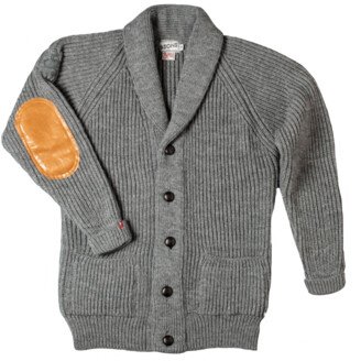 Sons Trading Co Pioneer British Wool Cardigan Grey