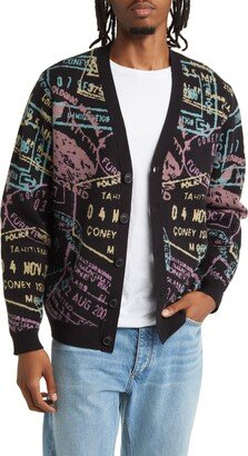 CONEY ISLAND PICNIC Passport Jacquard Cardigan