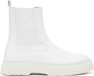 White 1997 Chelsea Boots