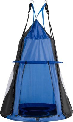 2 in 1 Kids Detachable Hanging Chair Swing Tent Set Swing Play House