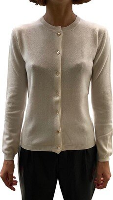 LA ROSE cardigan cashmere crema