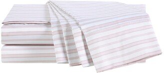 Wellbeing By Sunham Wellbeing 300 Thread Count 6 Pc. Sheet Set with Silvadur Antimicrobial Treatment, Full