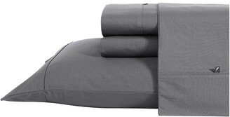 T200 Solid 4Pc Grey Sheet Set