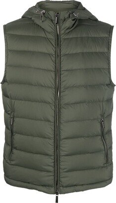 Zipped Hooded Gilet-AA