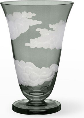 Jonathan Hansen In The Clouds Stemless Champagne Flute, Gray - 8 oz.