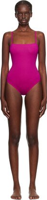 Pink Aquarelle One-Piece Swimsuit